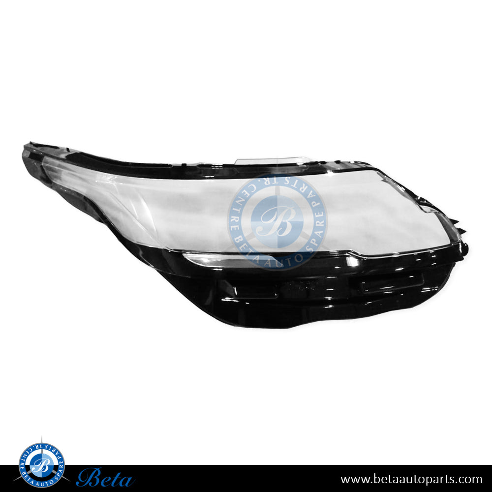 Right Side Headlamp Lens for Range Rover Velar 2017-Up models, Part Number LR116452 Right Side Headlamp Lens for Range Rover Velar 2017-Up models, Part Number LR116452
